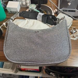 Absolutely Gorgeous, Silver Sparkly Lululemon Purse New With Tags